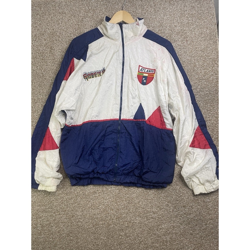 Vintage Atlante Garcis Jacket 80s Size 34 Multicolor Con Detalles De Tinte